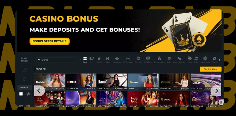 MELBET Casino Bonusu — Para Yatır, Bonus Kazan